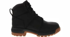 Safety Toe Boots|Slip Resistant|TIMBERLAND PRO Montauk 6 inch Men's Wide-Width Steel Toe Work Boot Black