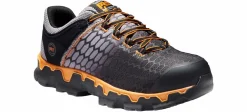 Safety Toe Boots|Slip Resistant|TIMBERLAND PRO Powertrain Men's Alloy Toe Work Shoe Black