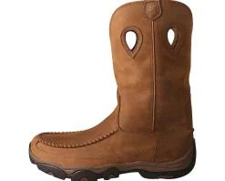 Western Boots|Hiking Boots|TWISTED X 11 in Pull On Men's Composite Toe Work Boot Brown