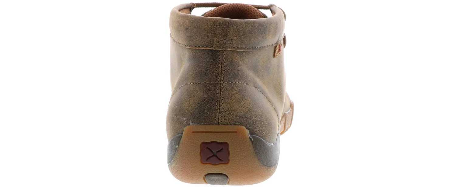 Comfort Shoes|Short Boots|TWISTED X Bomber Men's Driving Moc Brown
