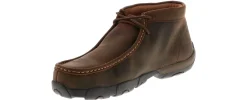 Safety Toe Boots|TWISTED X Driving Moccasin Men's Steel Toe Work Shoe Brown