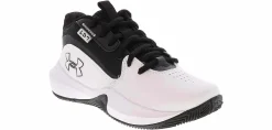 Athletics & Sneakers|UNDER ARMOUR Under Amour Lockdown 7 Junior Boys' (4-7) Basketball Shoe White