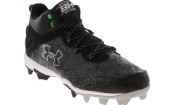 Cleats|UNDER ARMOUR Harper 8 Mid RM Men’s Baseball Cleat Black