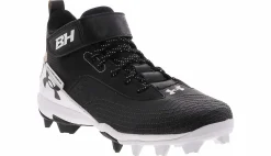 Cleats|UNDER ARMOUR Harper 7 Mid RM Men’s Baseball Cleat Black