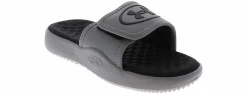Athletics & Sneakers|Sandals|UNDER ARMOUR Ignite Pro 8 Youth Boys’ (1-5) Slide Sandal Grey