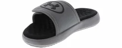 Athletics & Sneakers|Sandals|UNDER ARMOUR Ignite Pro 8 Youth Boys’ (1-5) Slide Sandal Grey