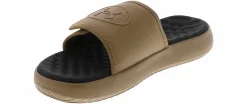 Slides|Comfort Sandals|UNDER ARMOUR Ignite Pro 8 Men’s Athletic Slide Sandal Beige