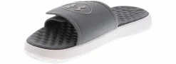 Slides|Comfort Sandals|UNDER ARMOUR Ignite Pro 8 Men’s Slide Sandal Grey