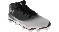 Cleats|UNDER ARMOUR Spotlight Hammer Men’s Wide-Width Football Cleat Black