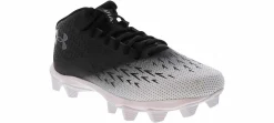 Athletics & Sneakers|UNDER ARMOUR Spotlight RM Youth Boys' (11-6) Wide-Width Football Cleat Black