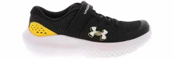Athletics & Sneakers|UNDER ARMOUR Surge 4 AC Youth Boys' (11-3) Running Shoe Black