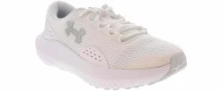 Running Shoes|Athleisure & Casual|UNDER ARMOUR Surge 4 Women’s Wide-Width Athletic Shoe White