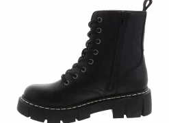 Combat Boots|UNIONBAY Lester Women’s Fashion Combat Boot Black
