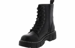 Combat Boots|UNIONBAY Lester Women’s Fashion Combat Boot Black