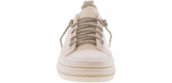 Canvas Shoes|Comfort Shoes|VERY G Aman Sparkle Women’s Casual Shoe Beige