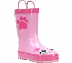 Boots|Outdoor Shoes|WESTERN CHIEF Kitty Youth Girls' (11-4) Rain Boot Pink