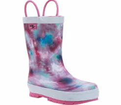 Boots|Outdoor Shoes|WESTERN CHIEF Tie Dye Toddler Girls' (5-10) Rain Boot Multicolor