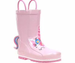 Boots|Outdoor Shoes|WESTERN CHIEF Unity Unicorn Youth Girls' (11-4) Rain Boot Pink