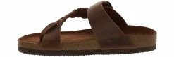 Comfort Sandals|Flip Flops|WHITE MOUNTAIN Happier Women's Footbed Sandal Brown