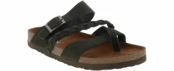 Comfort Sandals|Flat Sandals|WHITE MOUNTAIN Hazy Women's Footbed Sandal Black