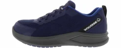 Safety Toe Athletics|Slip Resistant|WOLVERINE Bolt Men’s Composite Toe Work Shoe Blue