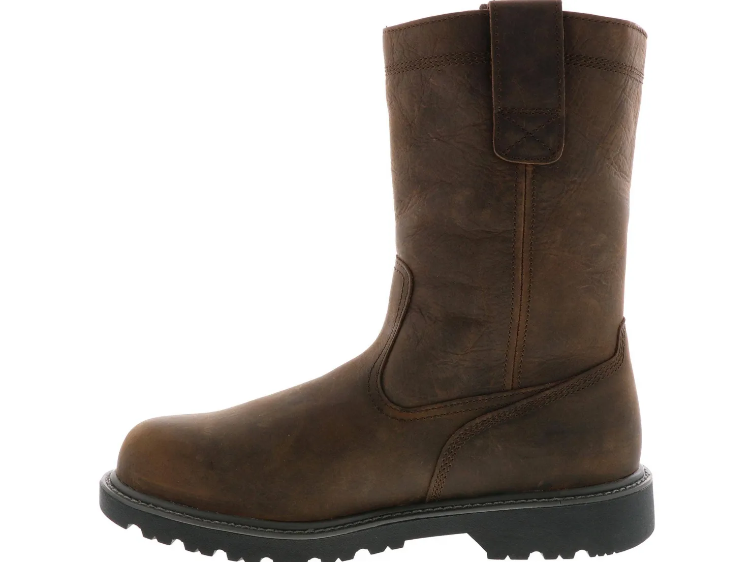 Safety Toe Boots|WOLVERINE Floorhand Men's Steel Toe Work Boot Brown