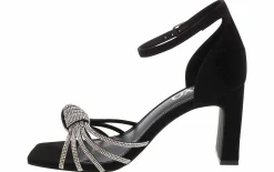 Heeled Sandals|Special Occasion|XOXO Flavia Women’s Fashion Heel- Black