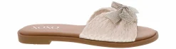 Flat Sandals|XOXO Maxine Off Bow Women’s Fashion Sandal White