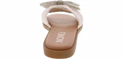 Flat Sandals|XOXO Maxine Off Bow Women’s Fashion Sandal White
